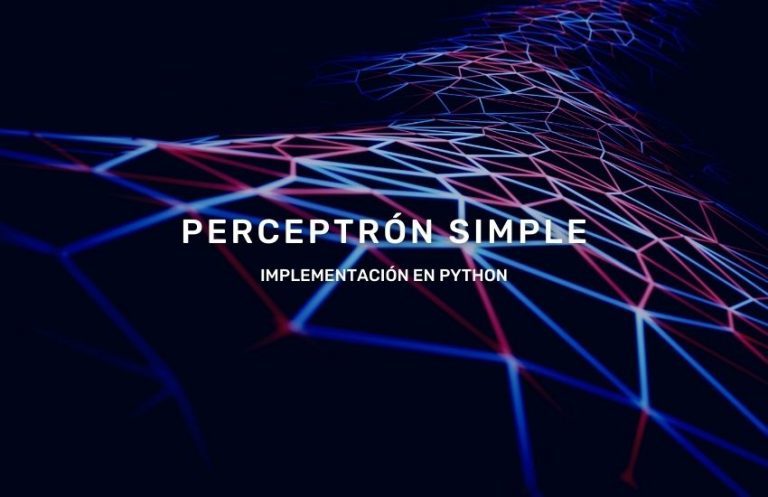perceptrón-simple-implementación-python