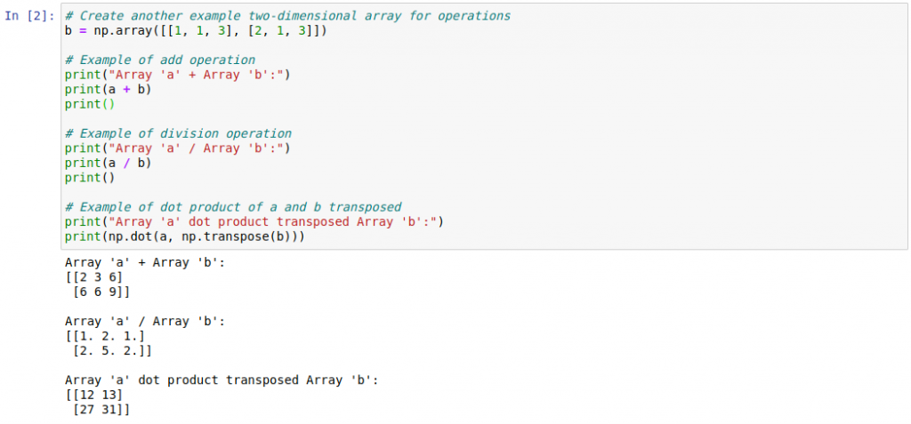 Python machine best sale learning code example