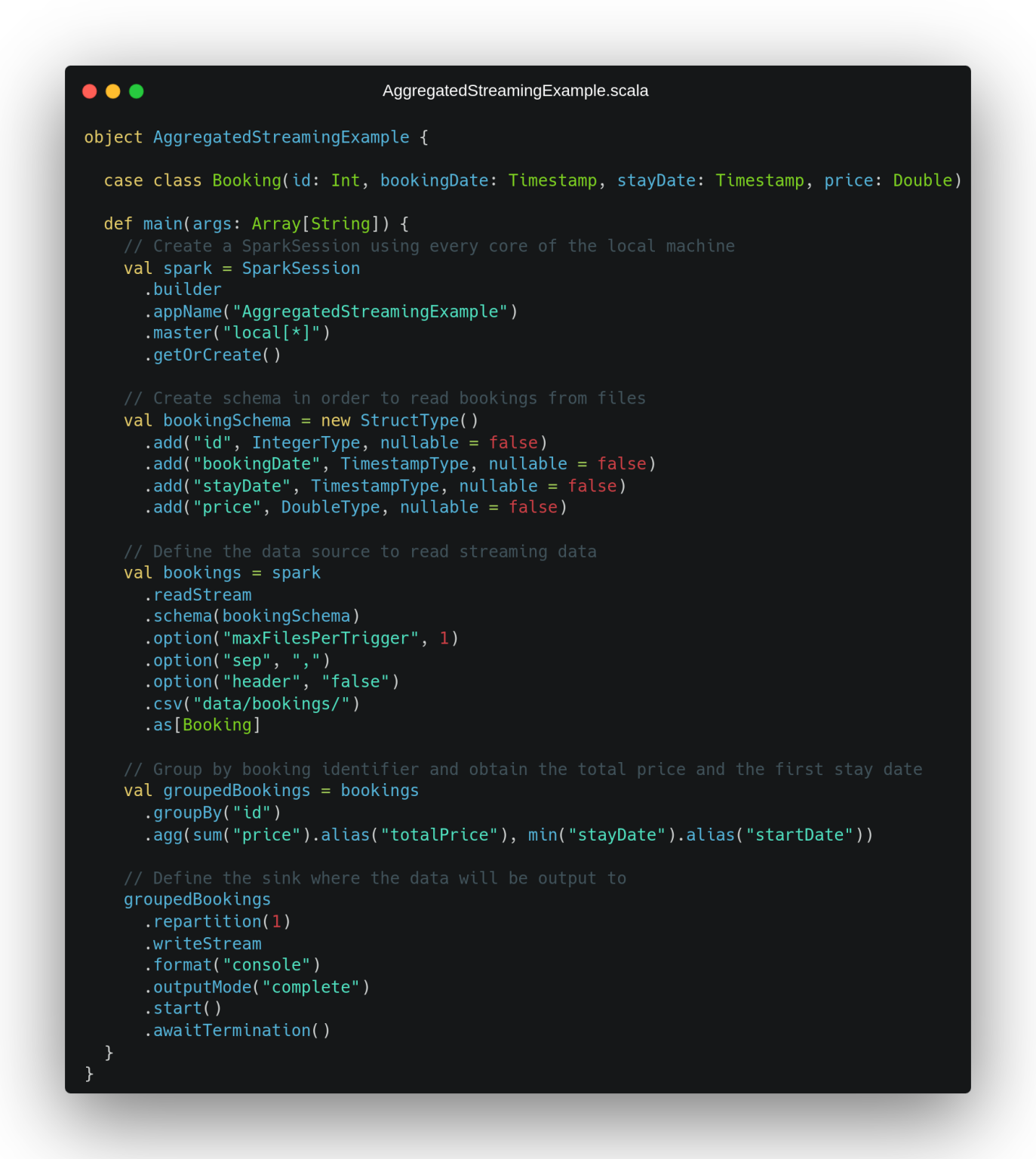 Apache Spark Structured Streaming: Practical examples