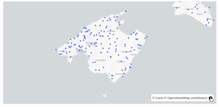 Ejemplo de visualización interactiva de mapa con la librería Plotly de Python