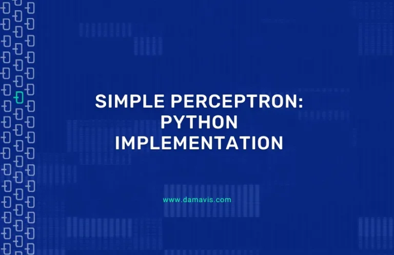 The simple perceptron: Step-by-step implementation guide in Python