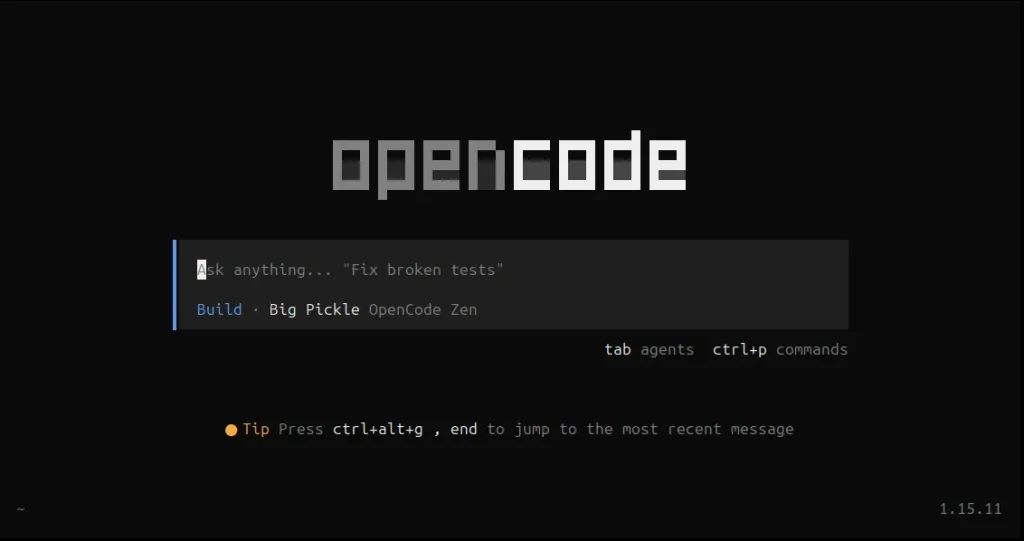 Installing OpenCode